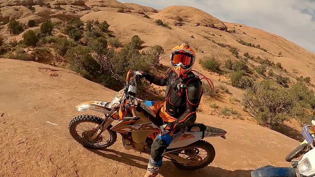 Sand Flats OHV area - Slickrock to the dots!