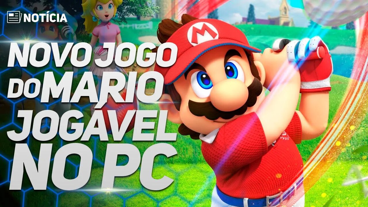 NOVO JOGO DO MÁRIO VAZOU E VOCÊ JÁ PODE JOGAR NO EMULADOR DE SWITCH