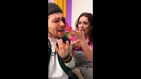 eye drop-in prank on girlfriend