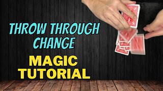 Throw Through Change - Simple Card Change Effect - Magic Card Trick Tutorial