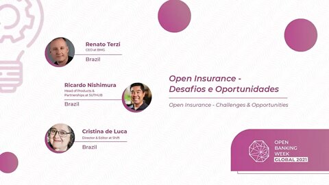 Open Insurance - Desafios e Oportunidades, Renato Terzi, Ricardo Nishimura