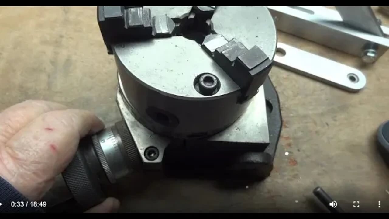 Dynamic Balancer Build Part 2 /Using the rotary table.