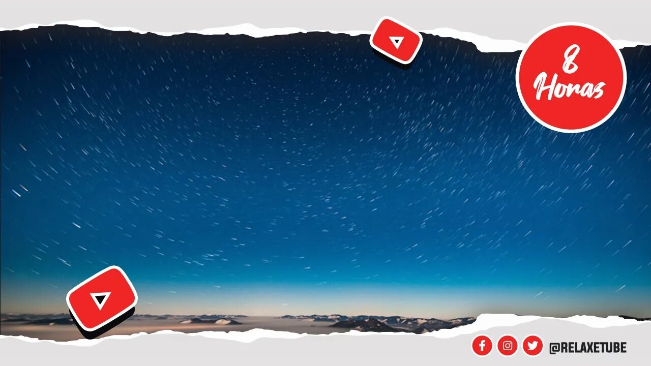 ♫ MÚSICA RELAXANTE PARA MEDITAR COM TIME LAPSE DA VIA LÁCTEA EM MONTANHAS DOS CÁRPATOS 🕒 8 HORAS