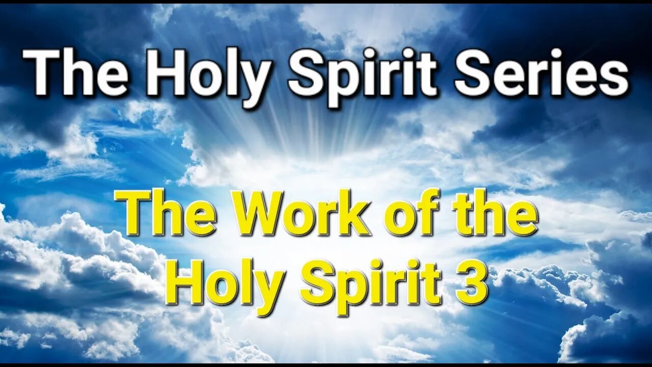 The Holy Spirit Series || #4 The Work of the Holy Spirit 3 (The Benefits of being Sealed!)