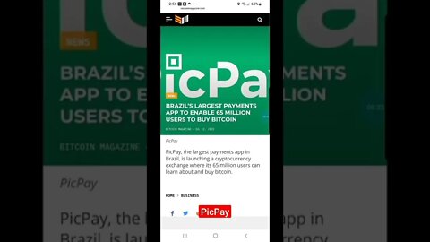 Brazil's PicPay App Allows Bitcoin Purchases