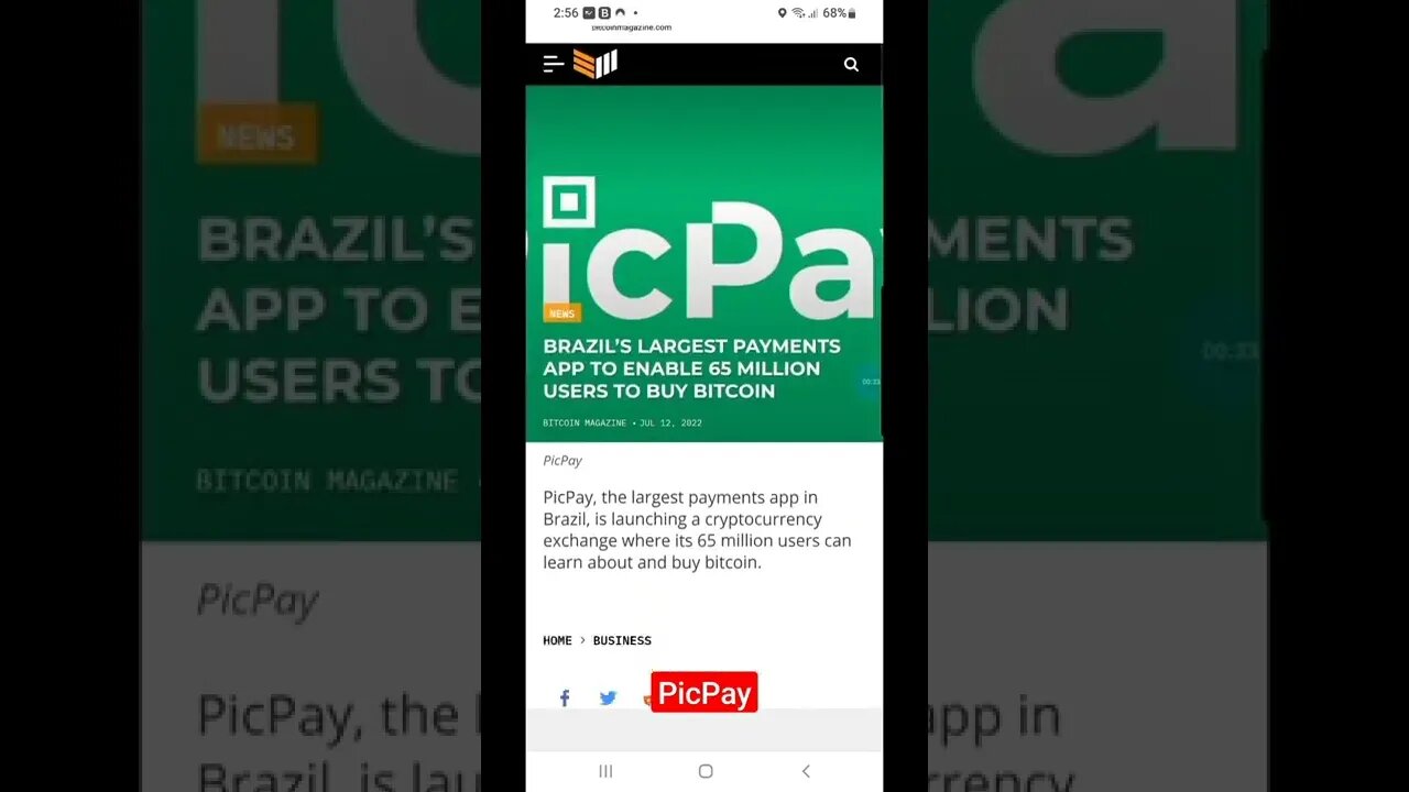 Brazil's PicPay App Allows Bitcoin Purchases