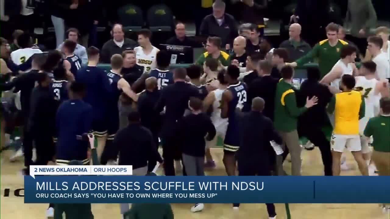 Paul Mills Talks ORU-NDSU Post Game Scuffle