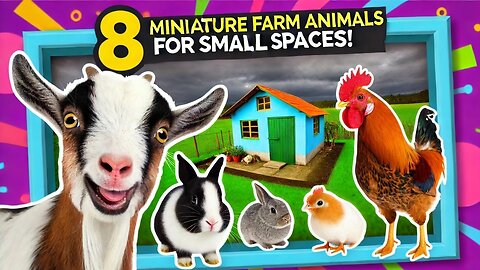 Discover the SECRET to Raising Miniature Farm Animals in Small Spaces!