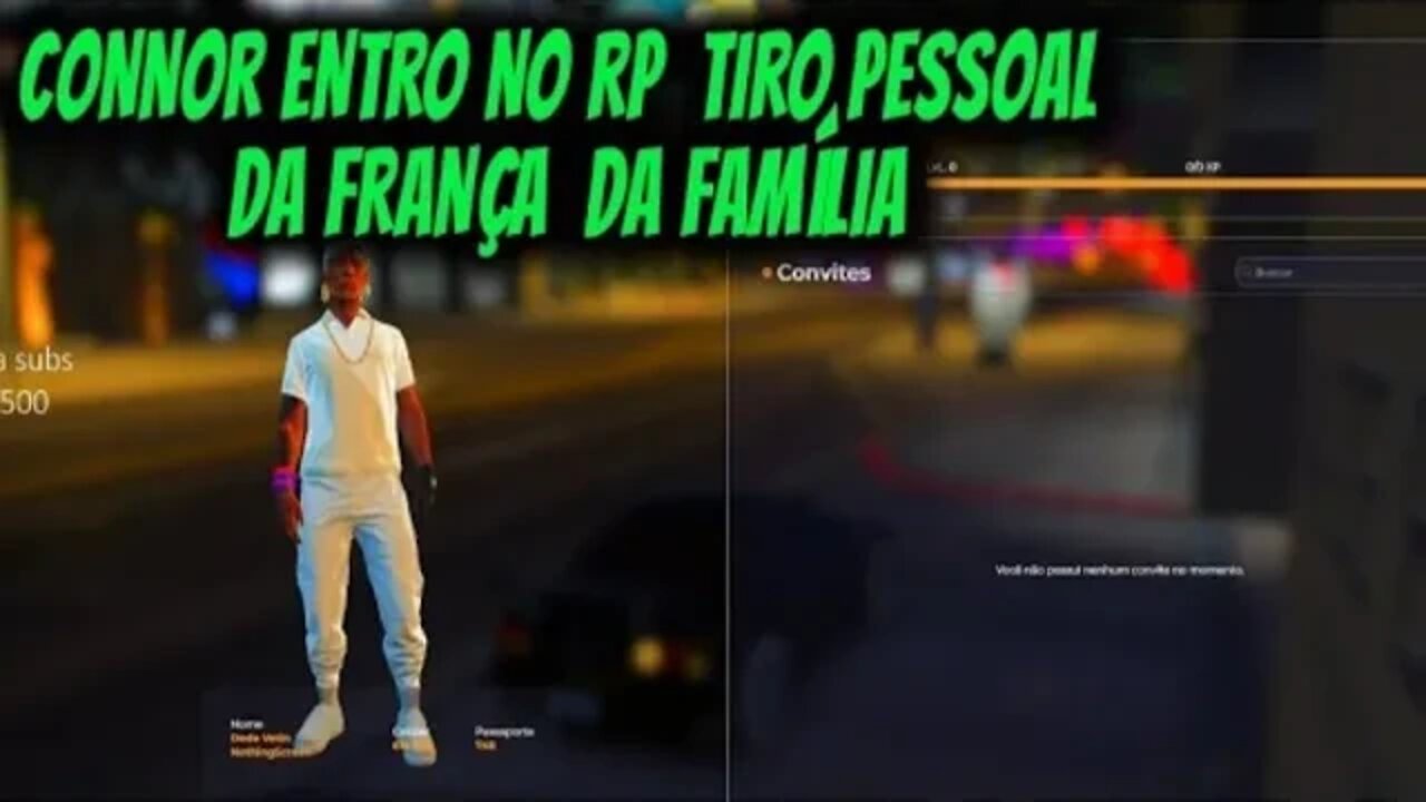 CONNOR ENTRO NO RP E TIROU O PESSOAL DA FRANÇA DA FAMÍLIA