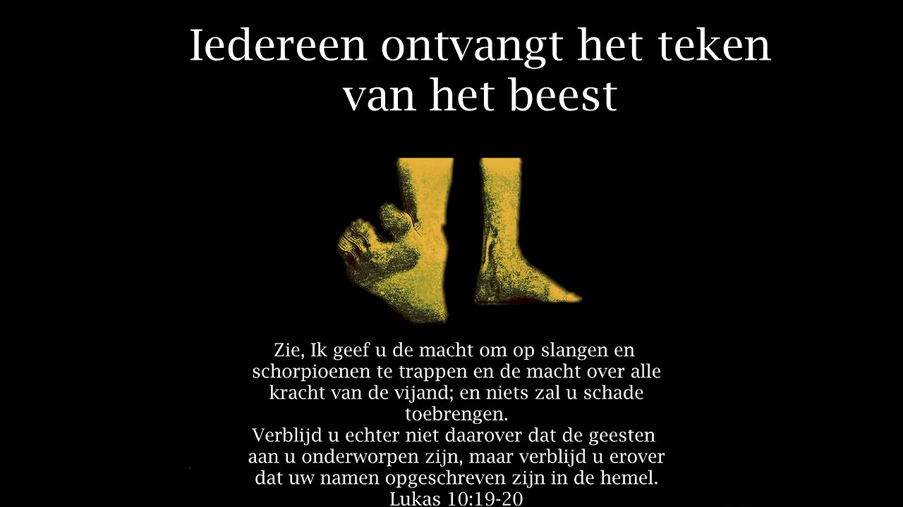 Iedereen ontvangt het teken van het beest