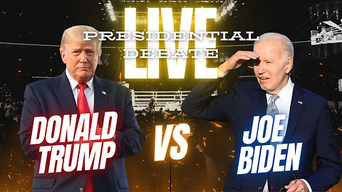 LIVE! Biden vs Trump! The FIRST Presidential Debate 2024 with Fact Checks and Jokes