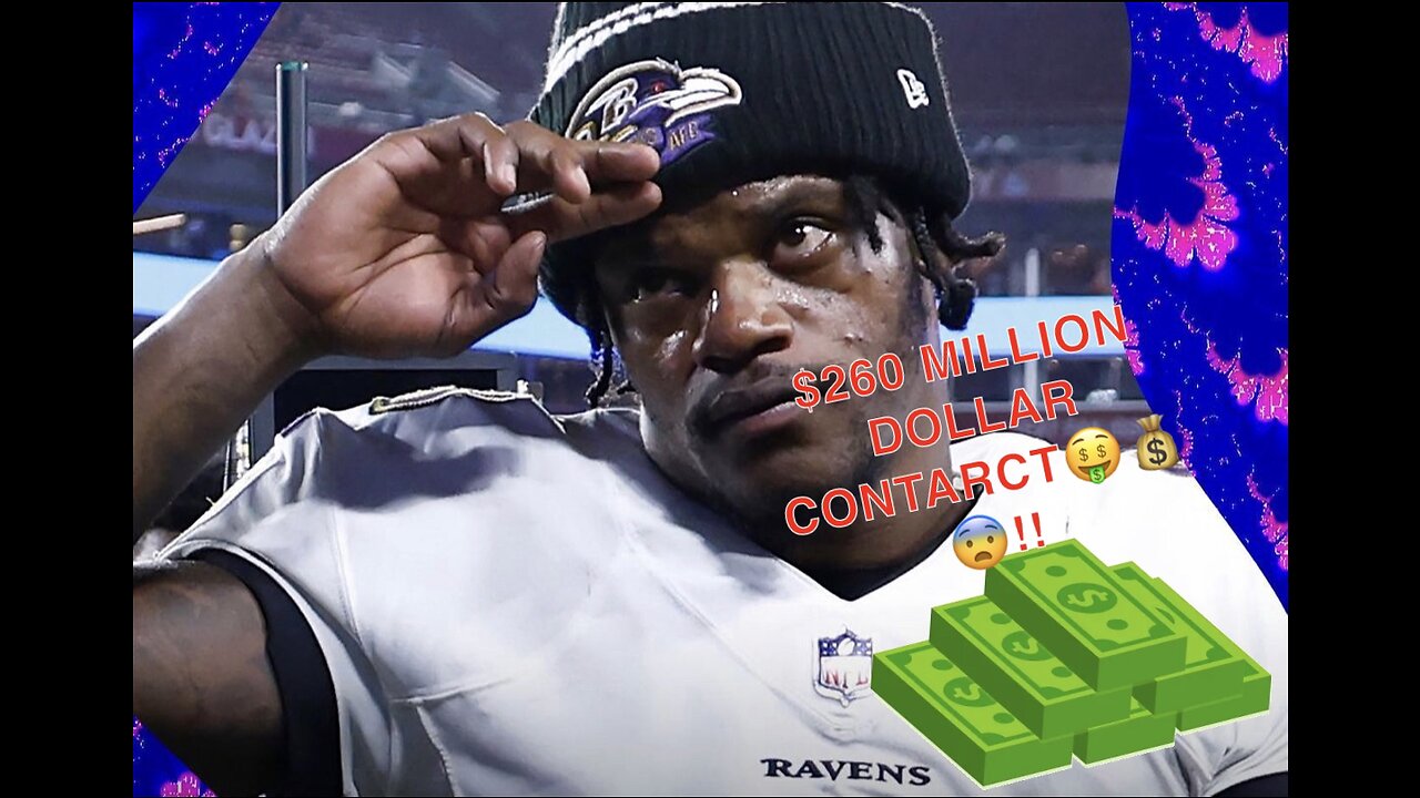 Lamar Jackson signs 260 MILLION dollar contract!!