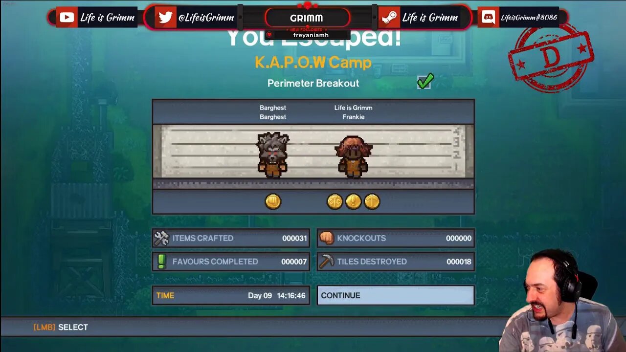 Playing some The Escapists 2 w/ BarghestGaming