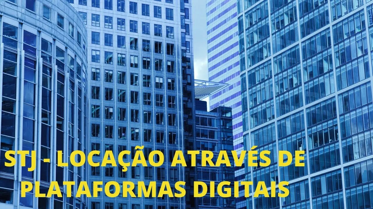 STJ | Locação através de plataformas digitais