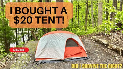 I Bought a $20 Tent from Walmart! - Review of Ozark Trail 1-Person Backpacking Tent!