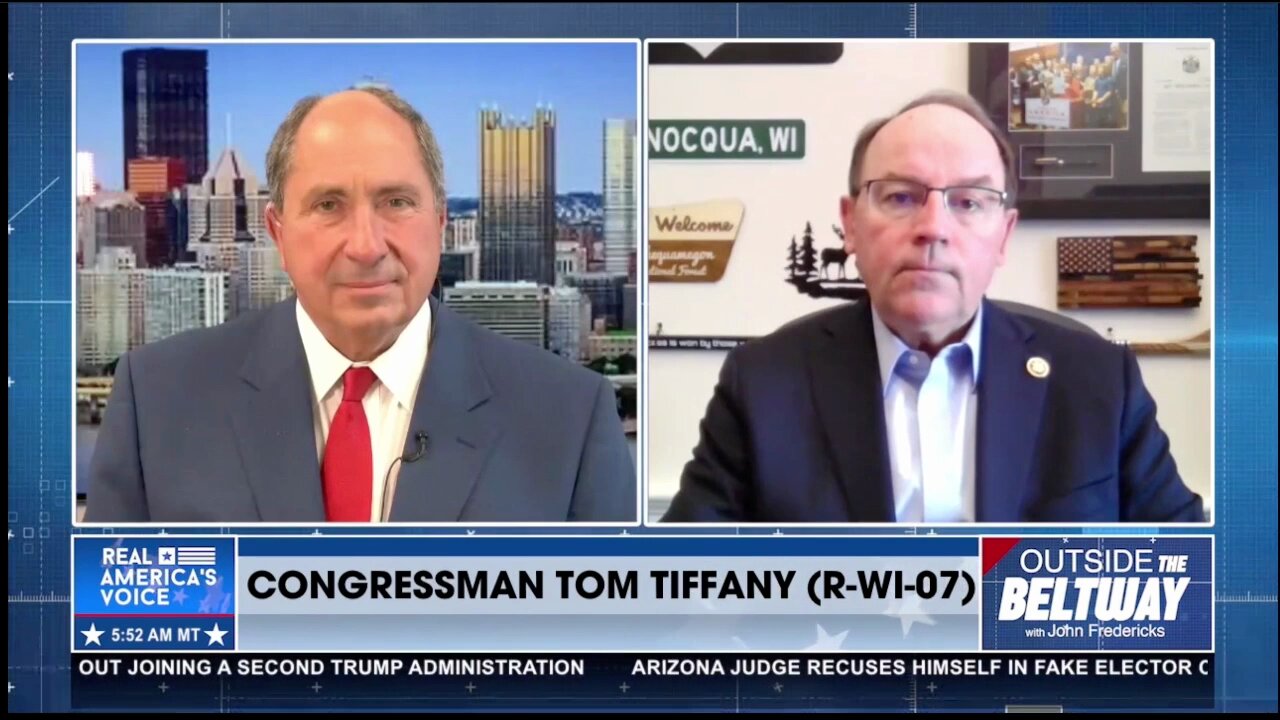 Rep. Tom Tiffany: This Is President Trump's Agenda And We Need To Get it Implemented