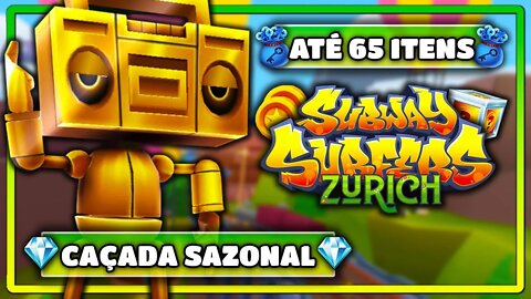 Subway Surfers Zurich 2020 | Caçada Sazonal até 65 Itens