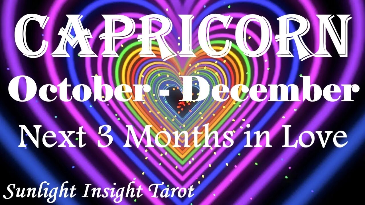 Capricorn *A Big Transformation in Them Thought You'd Never See Changes Everything* Oct-Dec Love