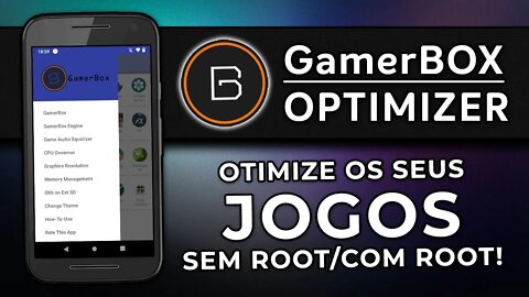 Como OTIMIZAR o seu ANDROID para JOGOS Sem ROOT e Com ROOT | Free Fire, PUBG MOBILE, COD | GamerBOX