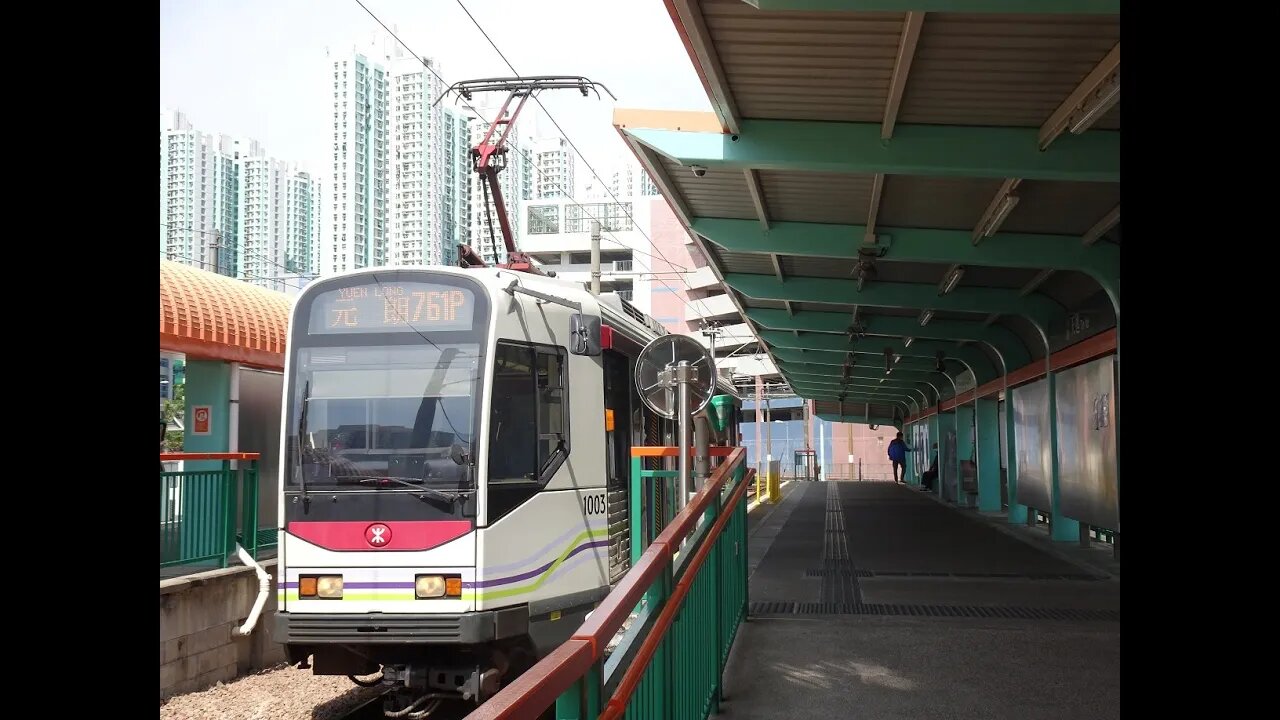 [300訂閱達成][非常單卡]輕鐵1003行走761P線往天逸全程行車片段