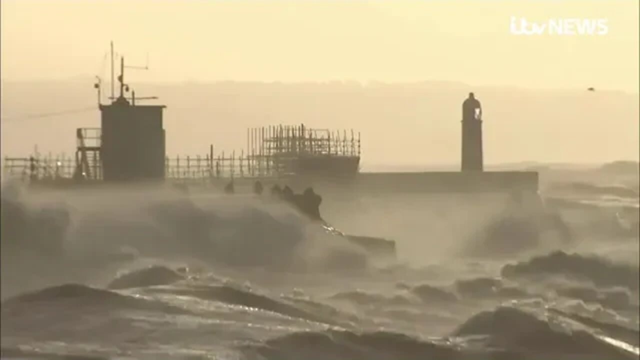 Storm Eunice batters UK and Ireland with record breaking gusts ITV News