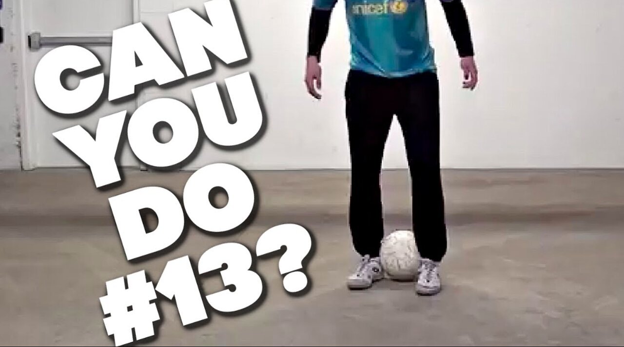 13 Easy To Learn Soccer Tricks For Beginners | flick up freestyle soccer tricks