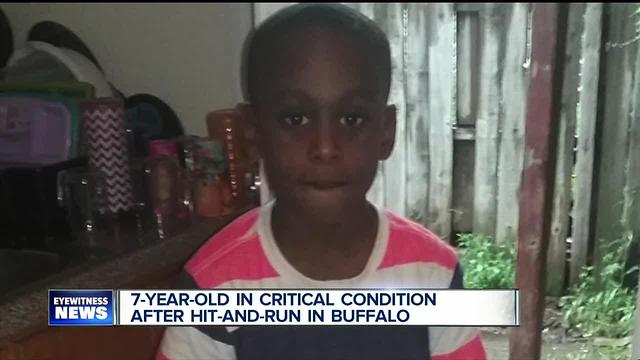 7-year-old in critical condition after hit-and-run in Buffalo