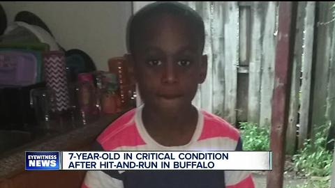 7-year-old in critical condition after hit-and-run in Buffalo