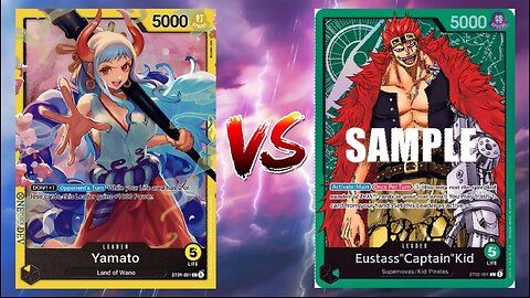 One Piece TCG Yamato Big Mom VS Eustass Captain Kid!!