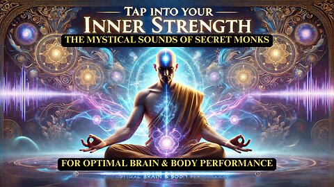 TAP INTO YOUR INNER STRENGTH THE MYSTICAL SOUNDS OF SECRET MONKS FOR OPTIMAL BRAIN & BODY PERFORM...