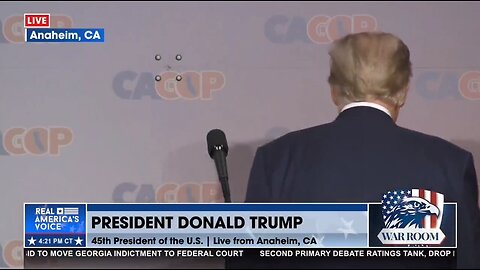 Trump Hilariously Mocks Biden Getting Lost On Stage