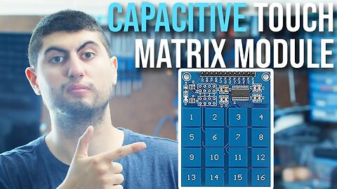 TTP229 16-Channel Digital Capacitive Matrix Module | How smartphones touch screen work #arduino