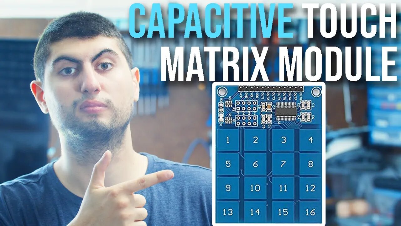 TTP229 16-Channel Digital Capacitive Matrix Module | How smartphones touch screen work #arduino