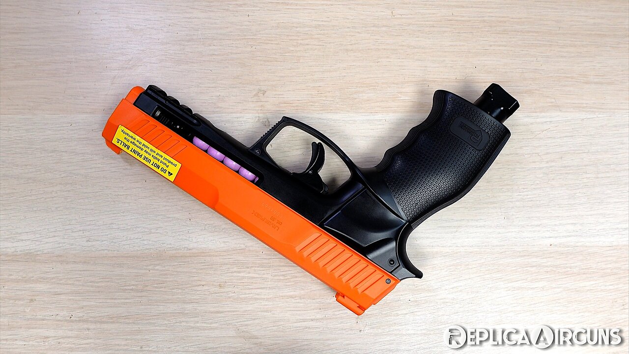 Umarex P2P HDP 50 Gen 2 CO2 Rubber and Powder Ball Less Lethal Pistol Table Top Review