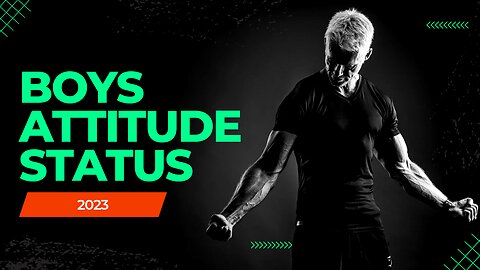 Boys Attitude Status 2023 | HUB4YOU