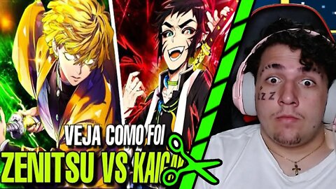 ZENITSU VS KAIGAKU: VEJA COMO FOI! [DEMON SLAYER] - Léo Muriel React