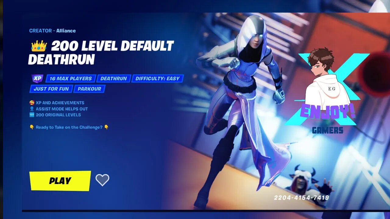 Fortnite II Deathrun👑👑👑FIRST PLAY 👑EG (Play-1)