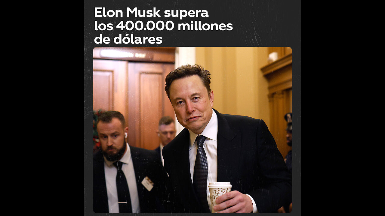 Elon Musk es la primera persona en superar los 400.000 millones de dólares