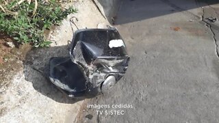 Santa Rita de Minas: motociclista morre após bater de frente com Kombi na BR-116