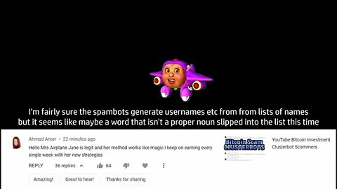 MY VIDEOS ARE CUTTING ON AND OFF AGAIN BECAUSE OF THESE SPAMBOTS.THIS MUST STOP ASAP!