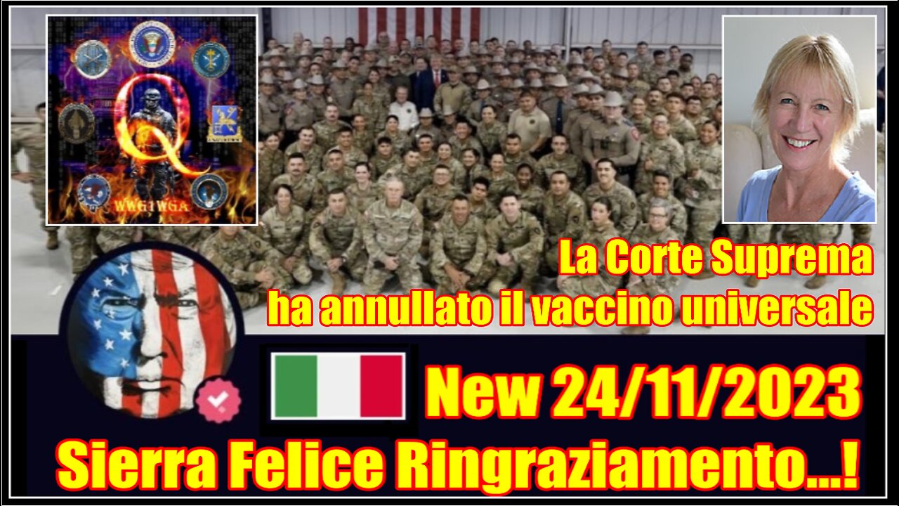 NEW 24/11/2023 SIERRA Felice Ringraziamento...!