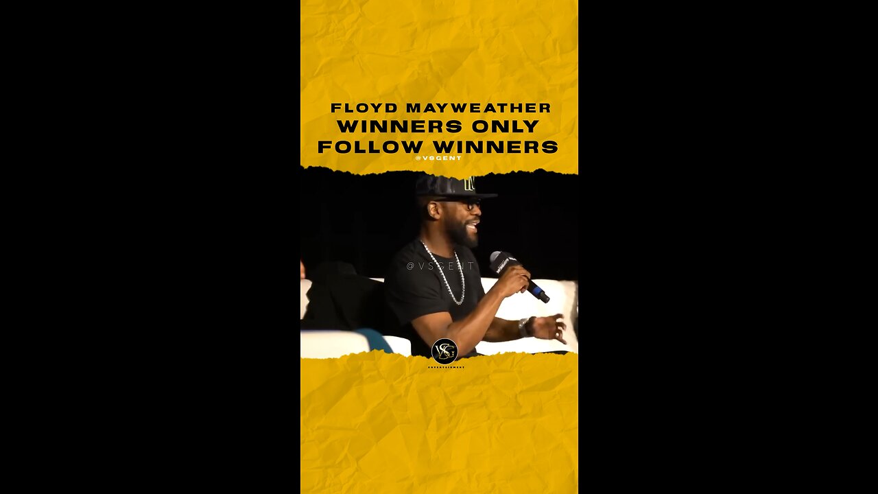 #floydmayweather Winners only follow winners. Do you follow losers? 🎥 @earnyourleisure