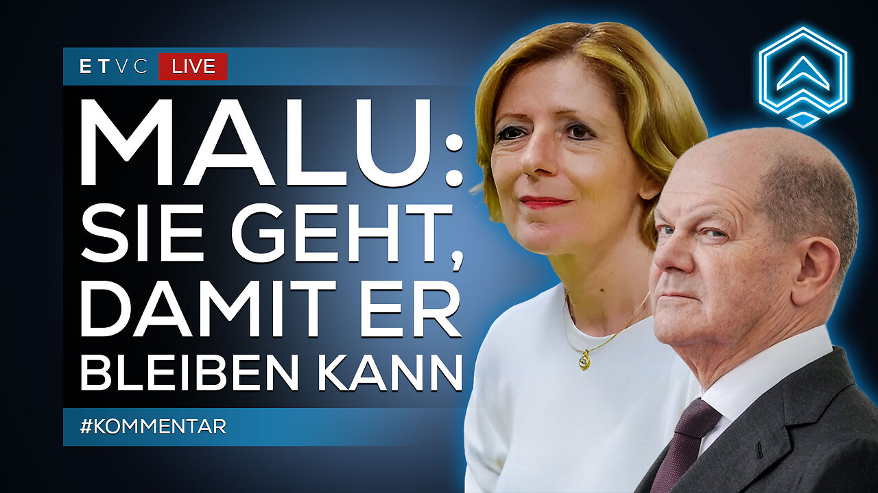 🟥 LIVE | MALU DREYER: Sie geht, damit OLAF bleiben kann | #KOMMENTAR