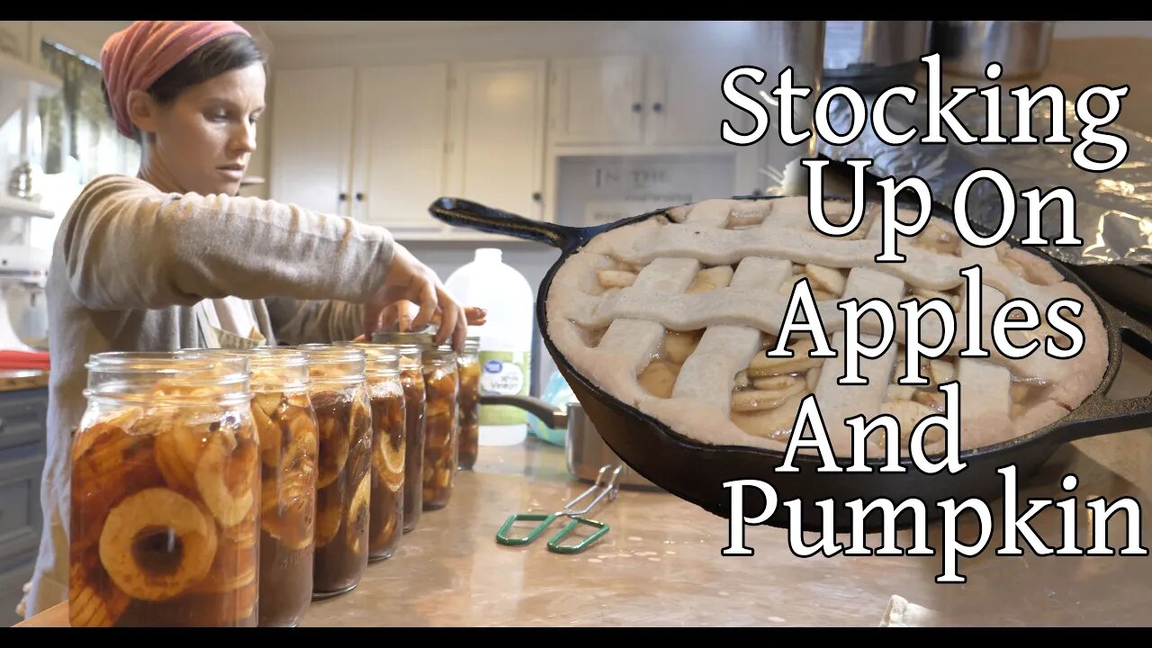 Stocking Up On Apples And Pumpkin! | Apple Pie | Pumpkin Pie | Large Family Dinner