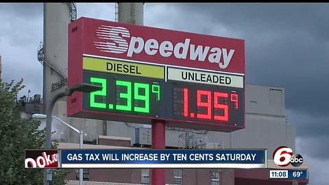 Indiana gas prices set to increase July 1