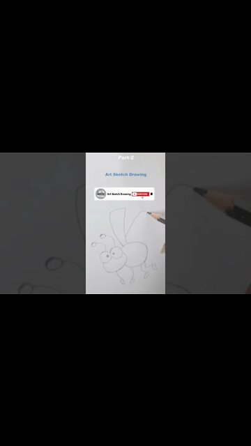 Honey Bee Pencil Drawing Tutorial Shorts-2 #shorts #drawingshorts
