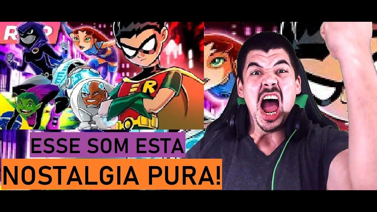 REACT Rap dos Jovens Titãs - NÓS TRAREMOS A JUSTIÇA IRON MASTER - MELHOR DO MUNDO