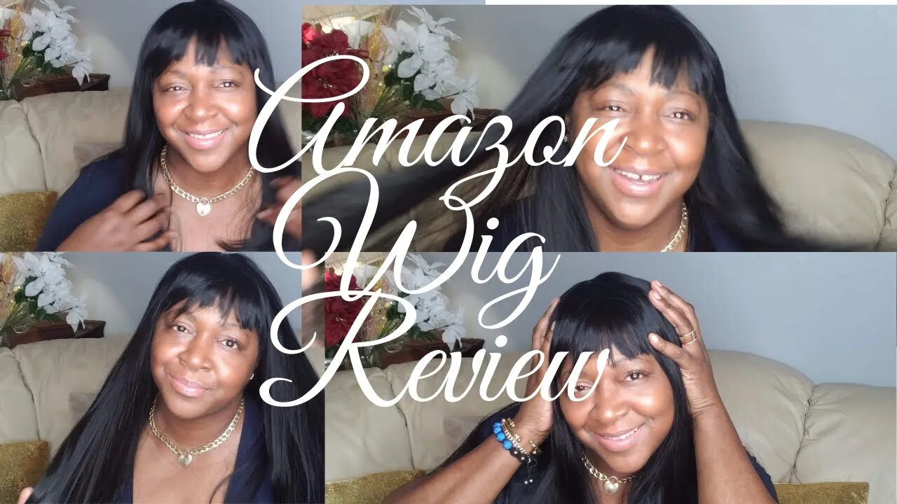 Amazon Wig Review | Super Long Wig With A Bang | Watch Me Customize The Bang