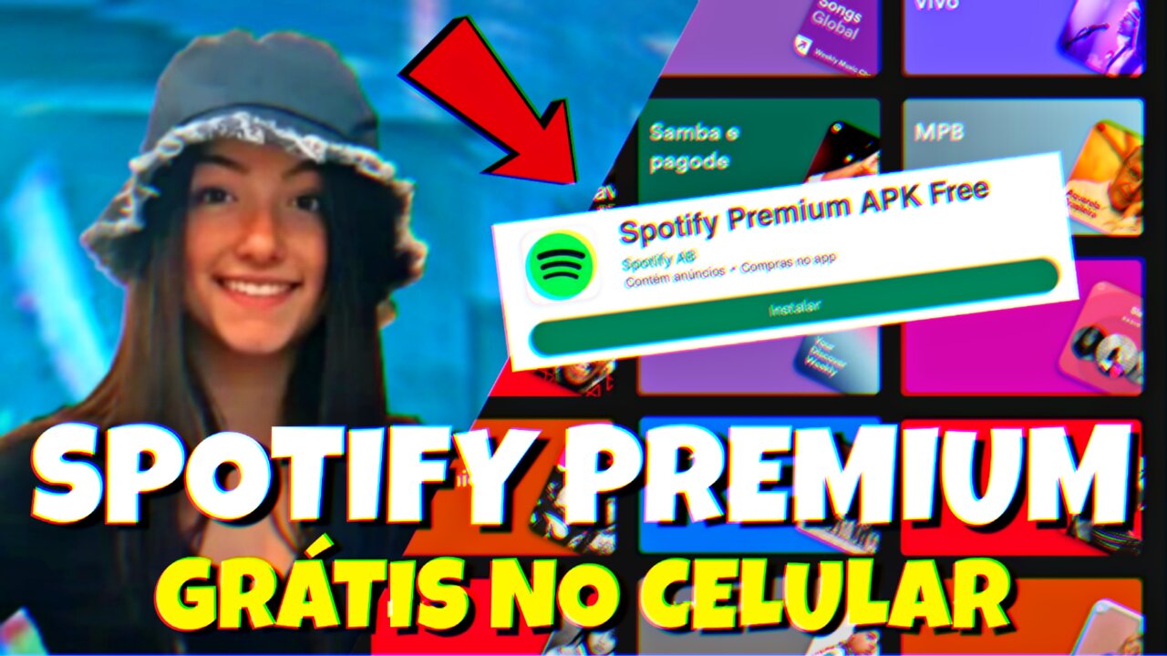 SPOTIFY PREMIUM GRÁTIS NO CELULAR DOWNLOAD