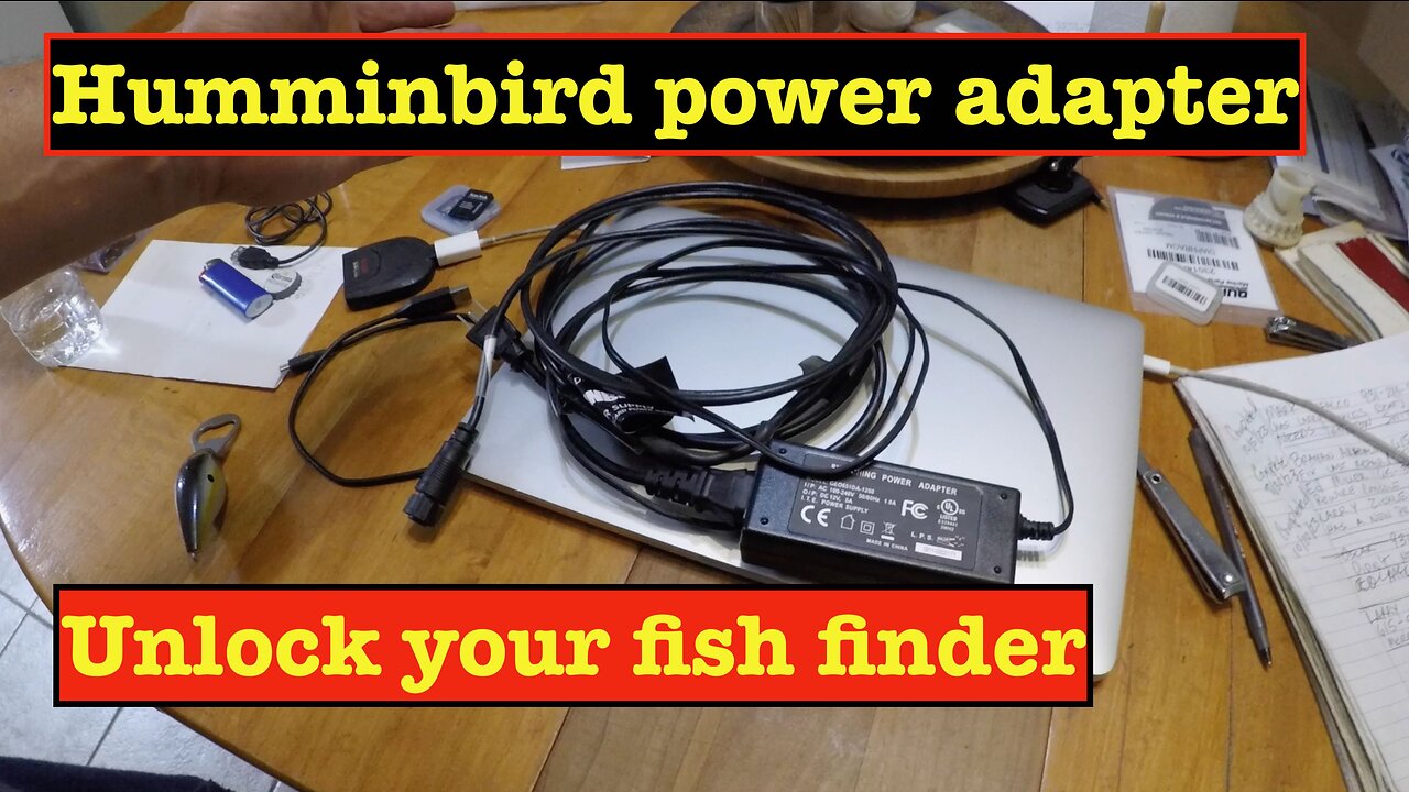 Using a Humminbird Solix with a Household Power Cord